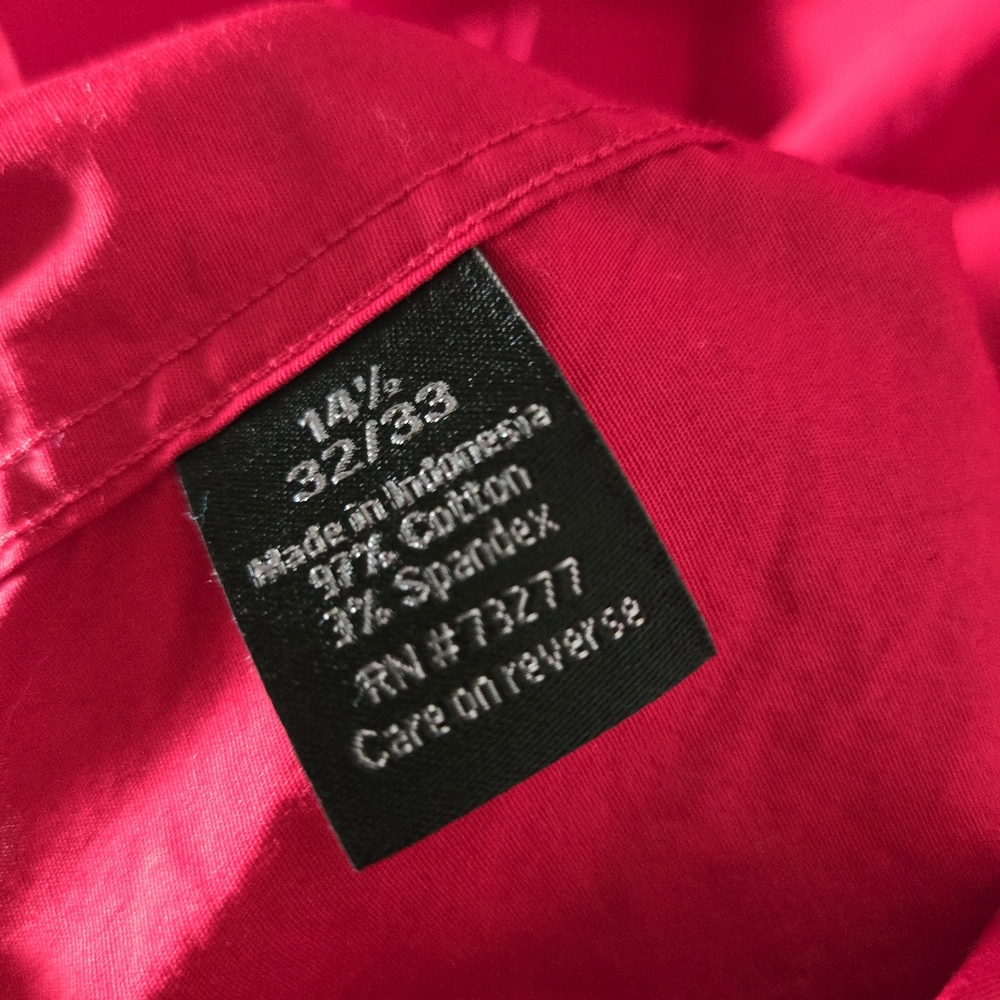Apt 9 men's dress shirt,  14.5 32-33, EUC - Picture 3 of 5
